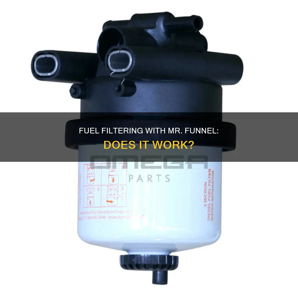 does the mr funnel fuel filter work