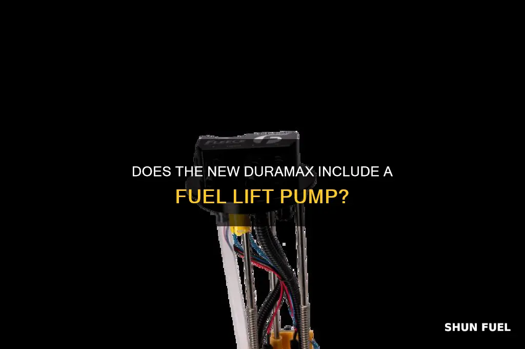 does the new duramax have a fuel lift pump
