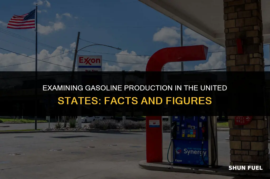 does the united states produce gasoline