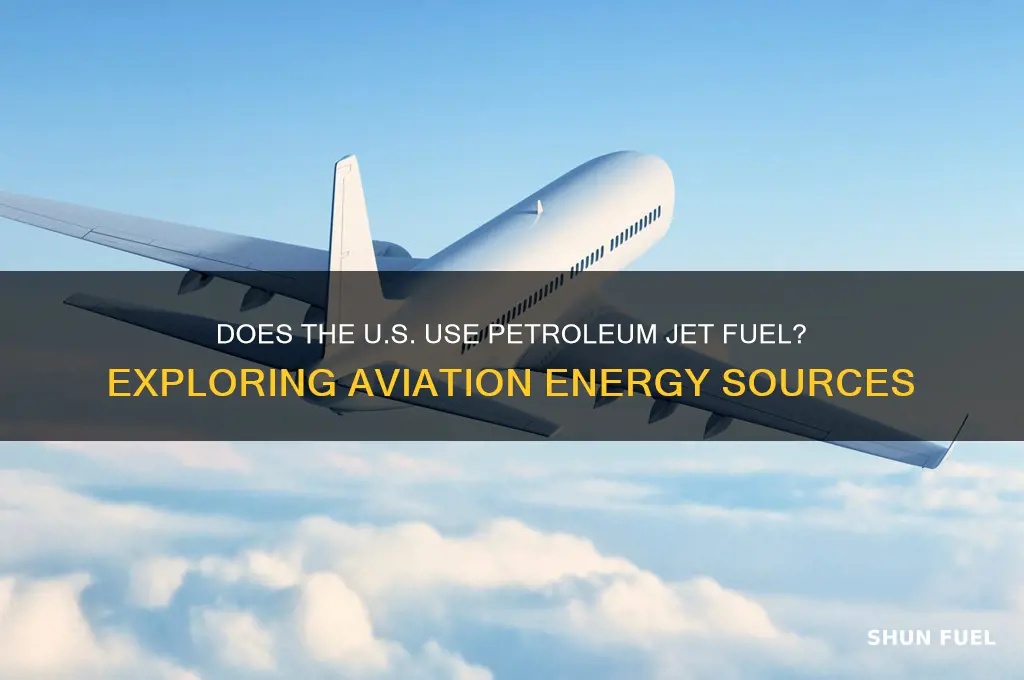 does the united states use petroleum jet fuel