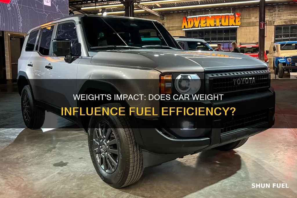 does the weight of a car affect the fuel consumption