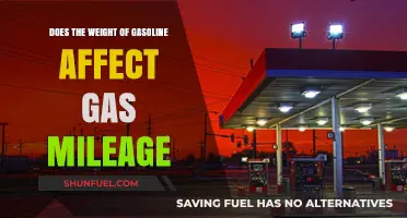 The Impact of Gasoline Weight on Vehicle Fuel Efficiency