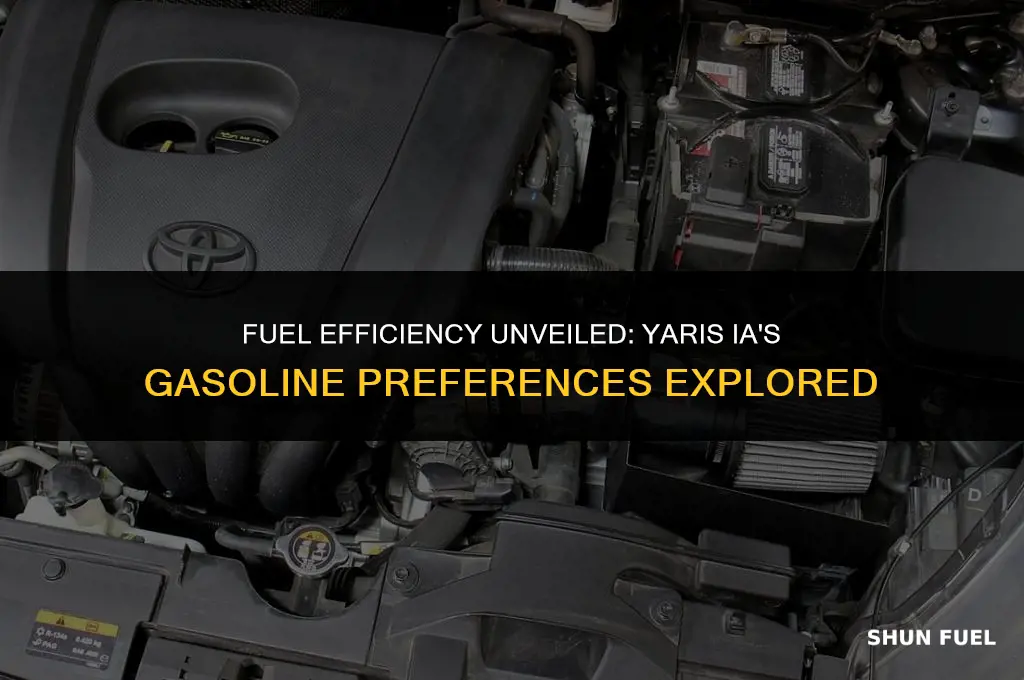does the yaris ia take premium gasoline