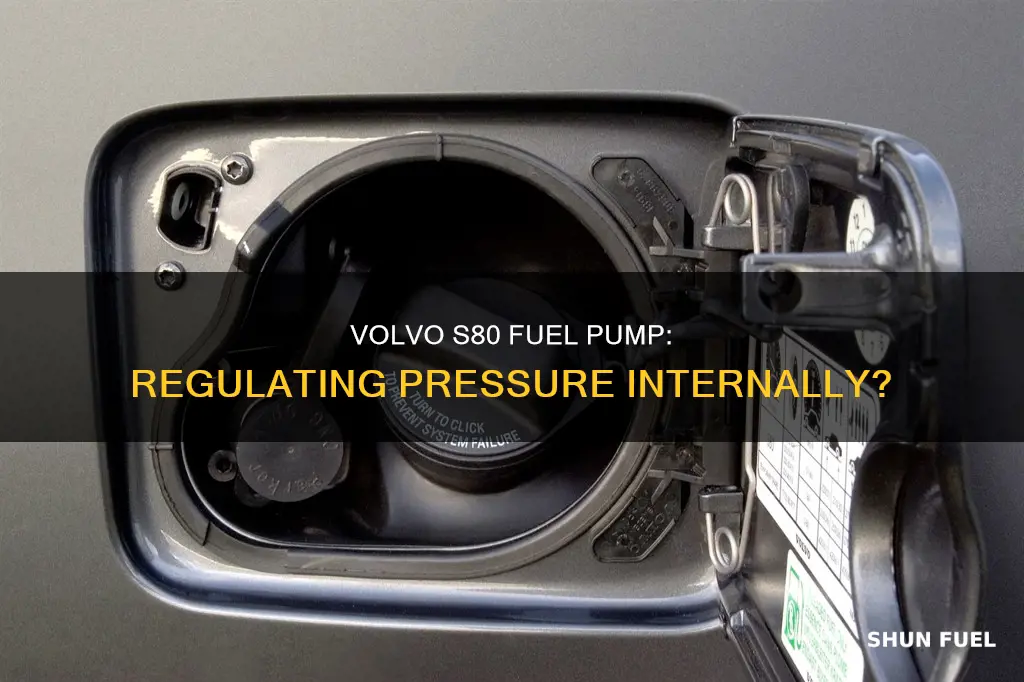 does thevolvo s80 fuel pump have built in pressure regulator