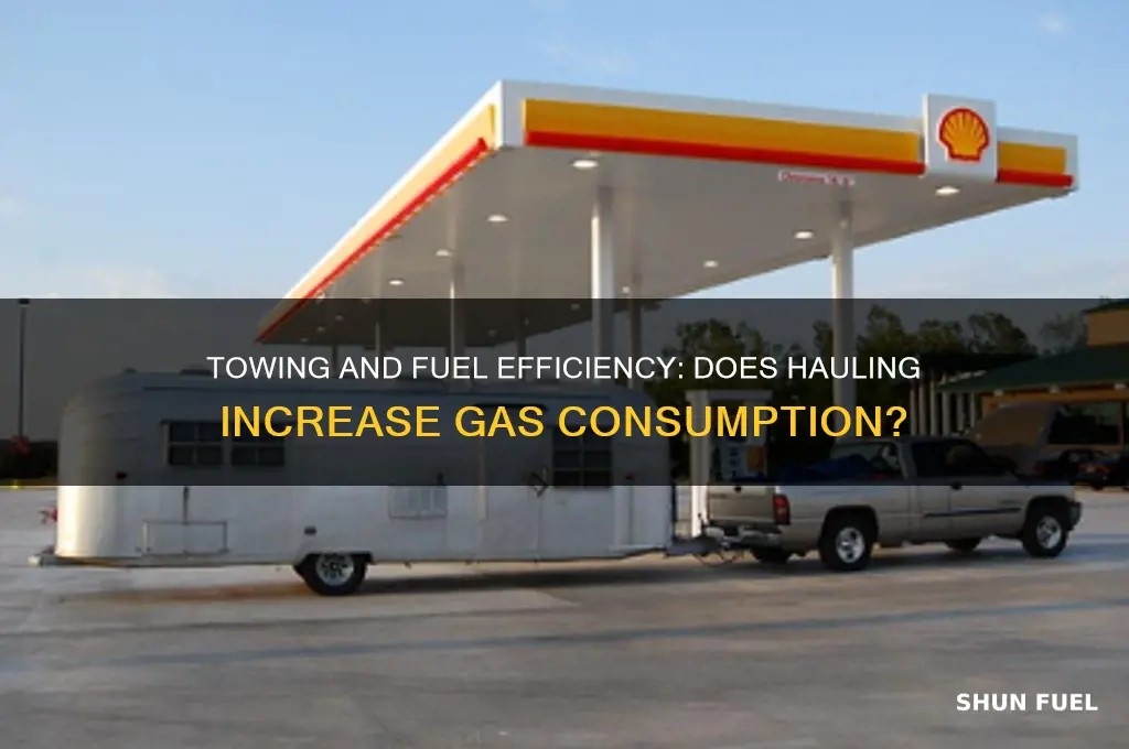 does towing consume more fuel