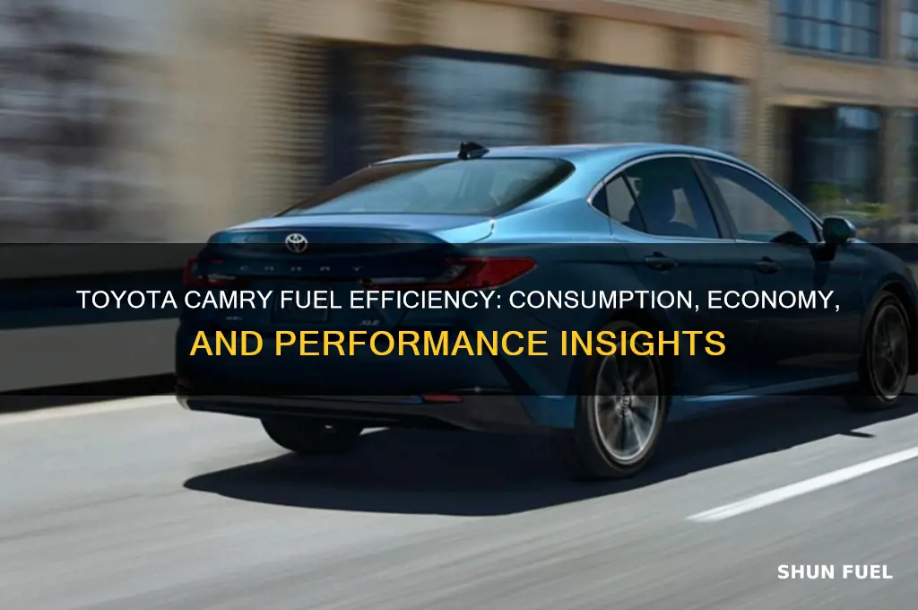does toyota camry consume fuel