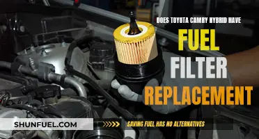 Toyota Camry Hybrid: Replacing the Fuel Filter