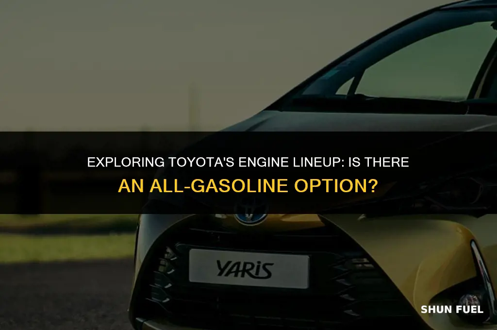 does toyota make a all gasoline engine