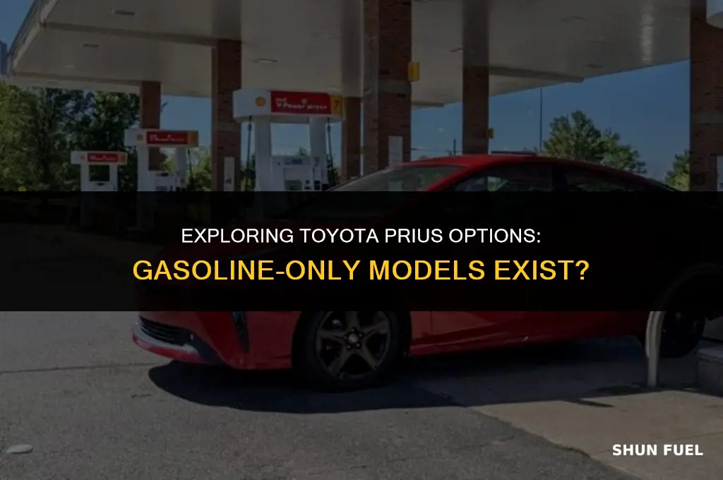 does toyota prius come in gasoline only