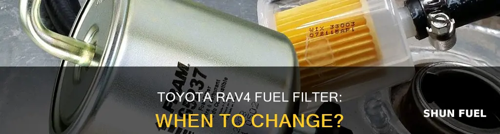 does toyota rav4 need regular fuel filter cg