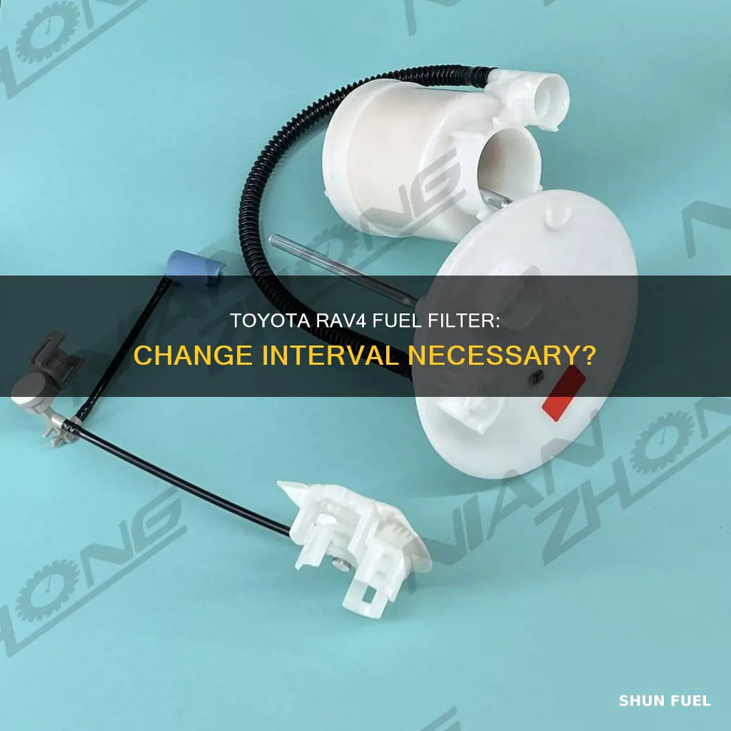 does toyota rav4 need regular fuel filter change interval