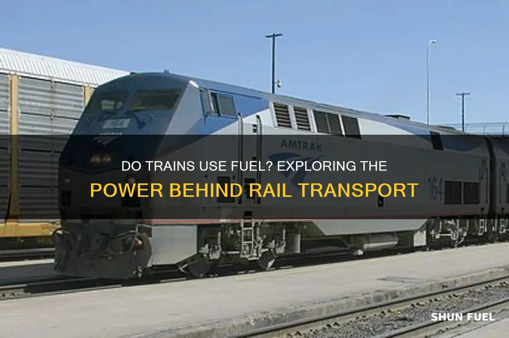 does train use fuel