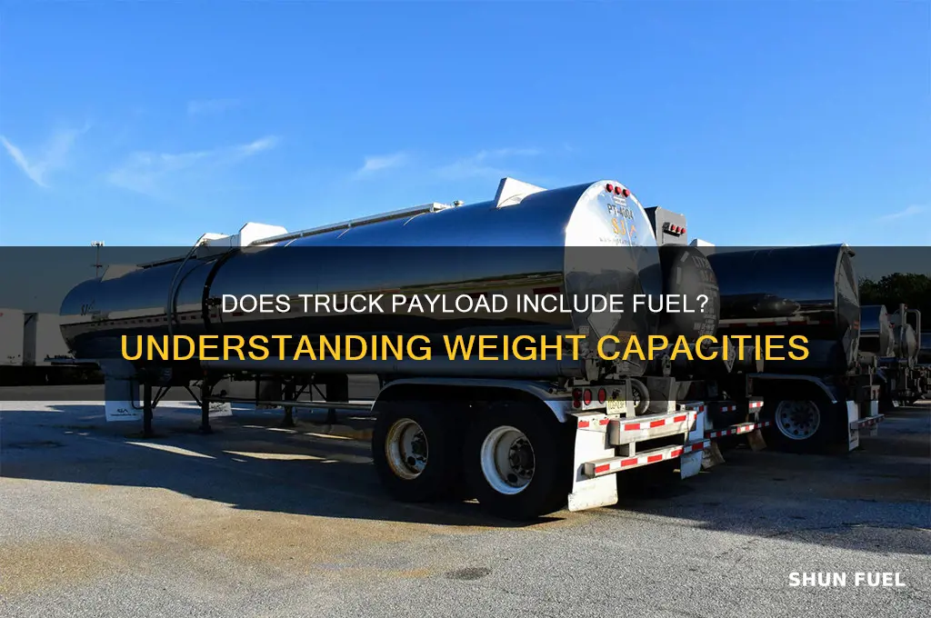 does truck payload include fuel