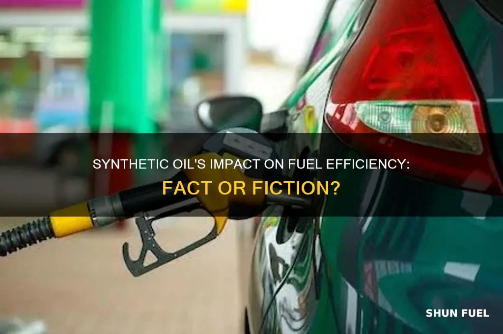 does using synthetic oil improve fuel efficiency