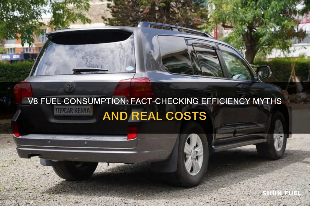 does v8 consume more fuel