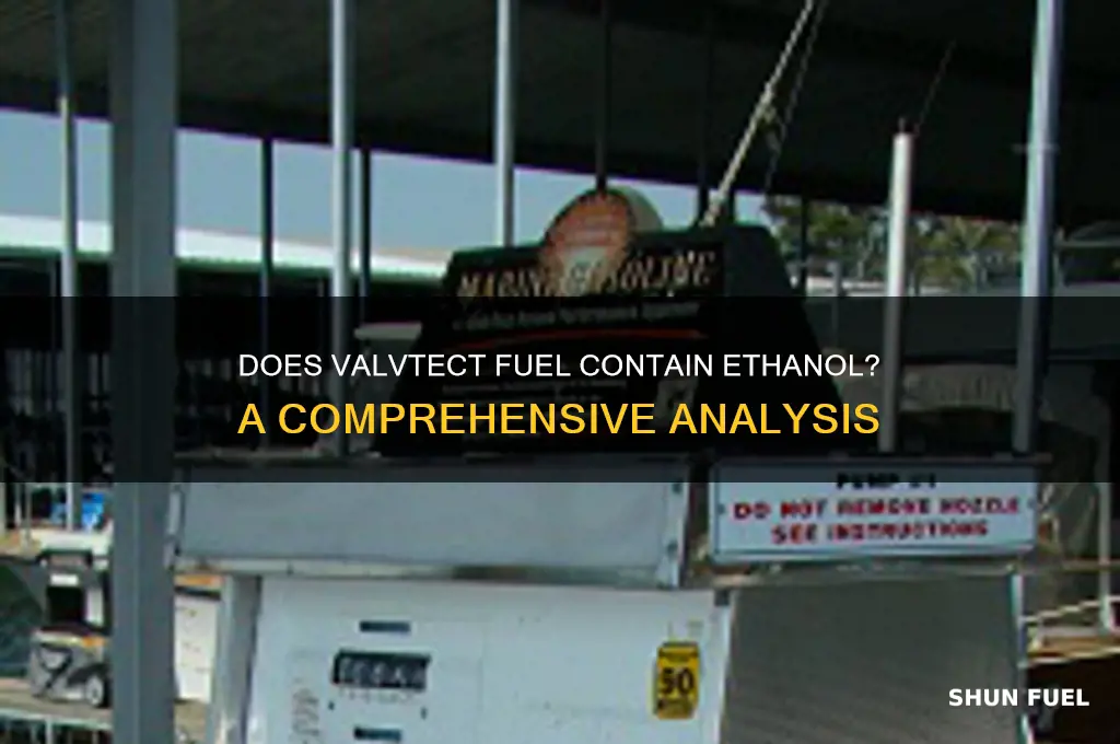 does valvtect fuel contain ethanol