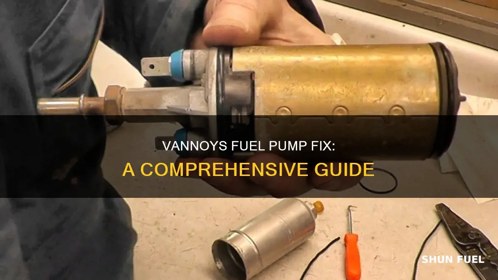 does vannoys fix fuel pump replacement