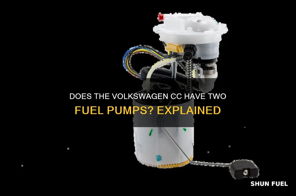 does volkswagen cc have two fuel pumps