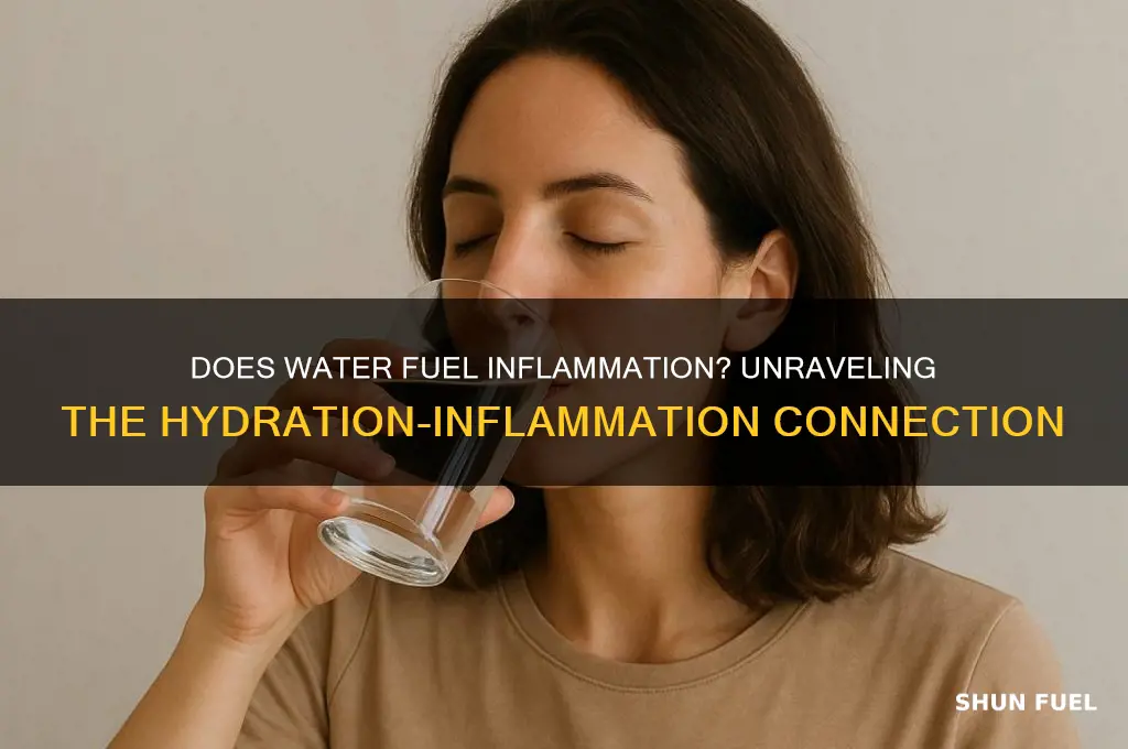 does water fuel inflammation