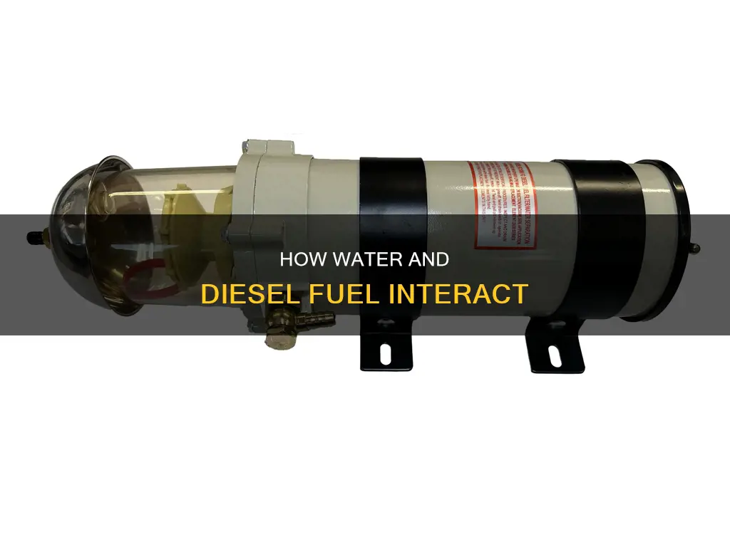 does water rise on diesel fuel