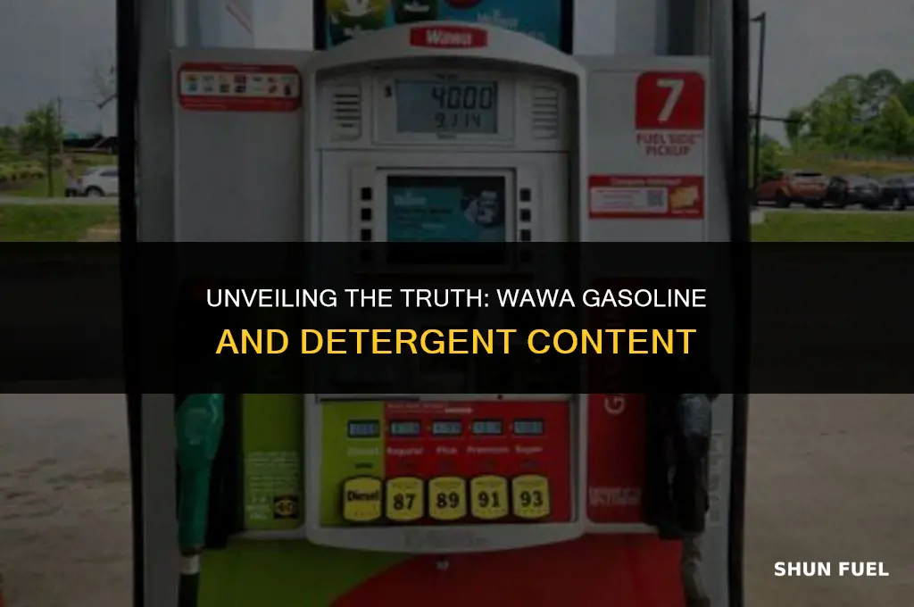 does wawa gasoline contain detergents