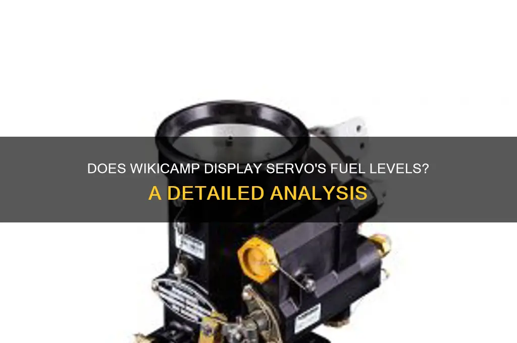 does wikicamp show servos fuel