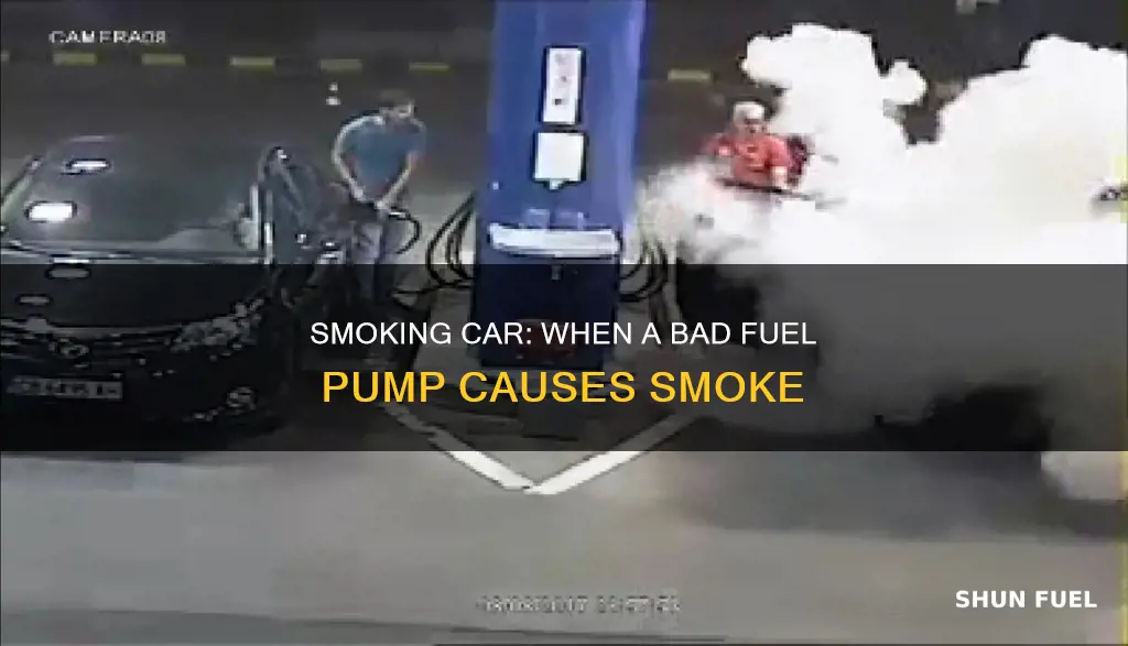 does your car smoke when your fuel pump is bad