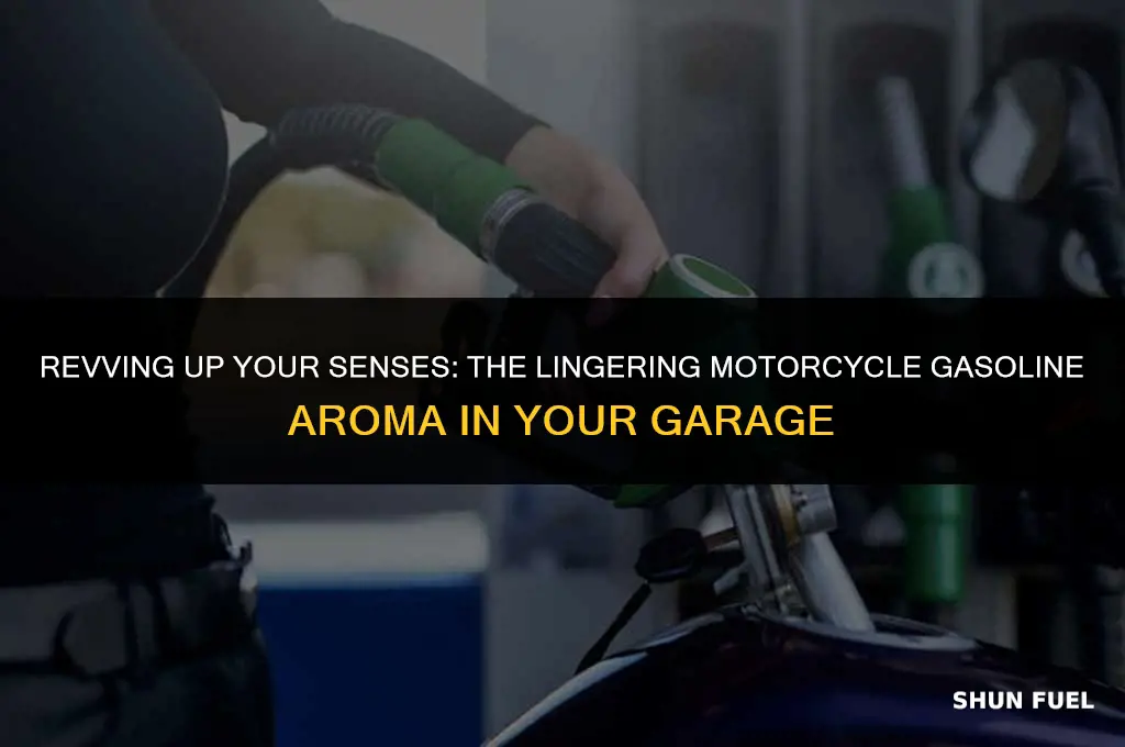 does your garage smell like gasoline from a motorcycle