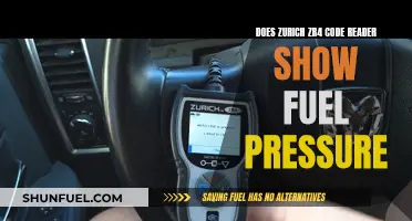 Zurich ZR4 Code Reader: Can It Show Fuel Pressure?