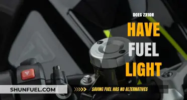 Does the ZX-10R Feature a Fuel Light Indicator?