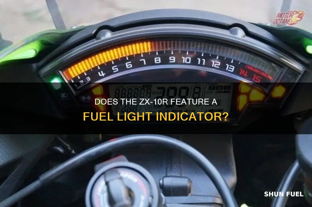 does zx10r have fuel light