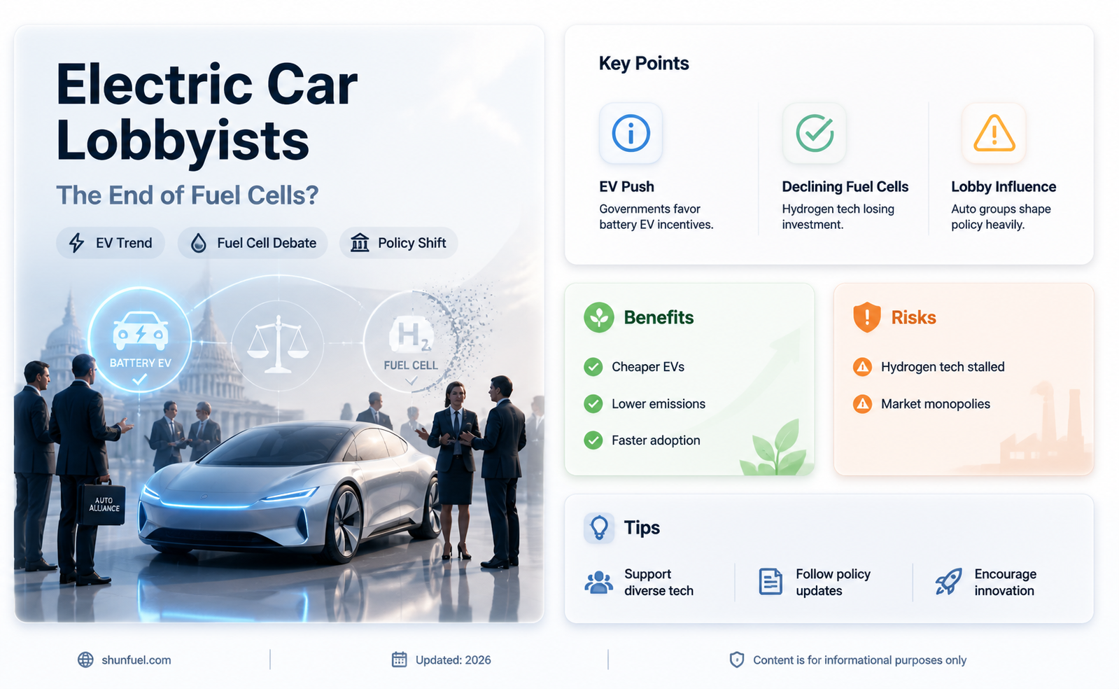are electric car lobbyists going to kill fuel cells