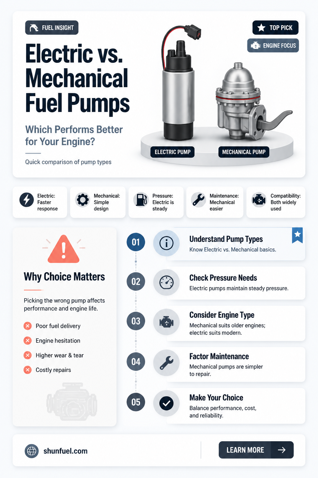 are electric fuel pumps better than mechanical