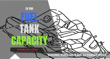 Fuel Tank Capacity of the Lexus ES 350