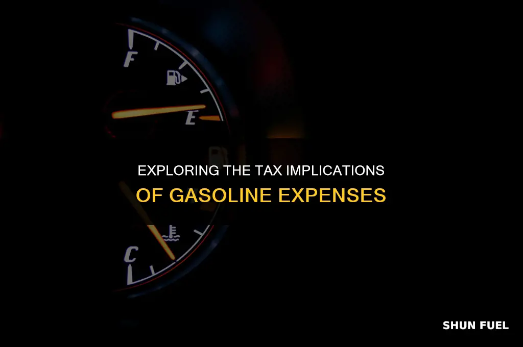 es deducible la gasolina