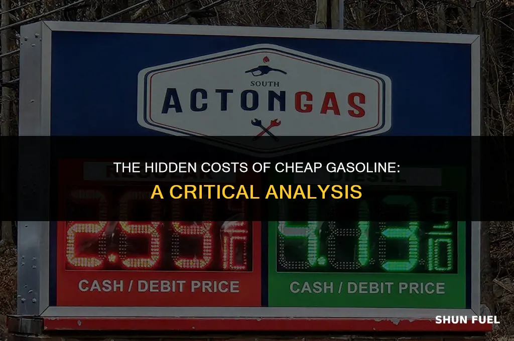 es malo echar gasolina barata