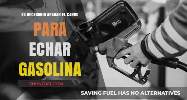 ¿Es necesario apagar el carro para echar gasolina?