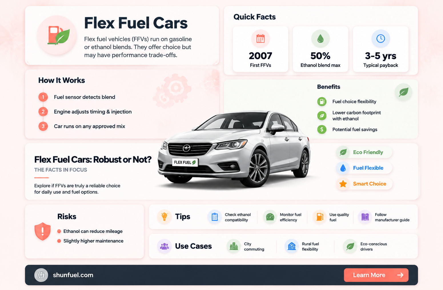 are flex fuel cars robust or non robust
