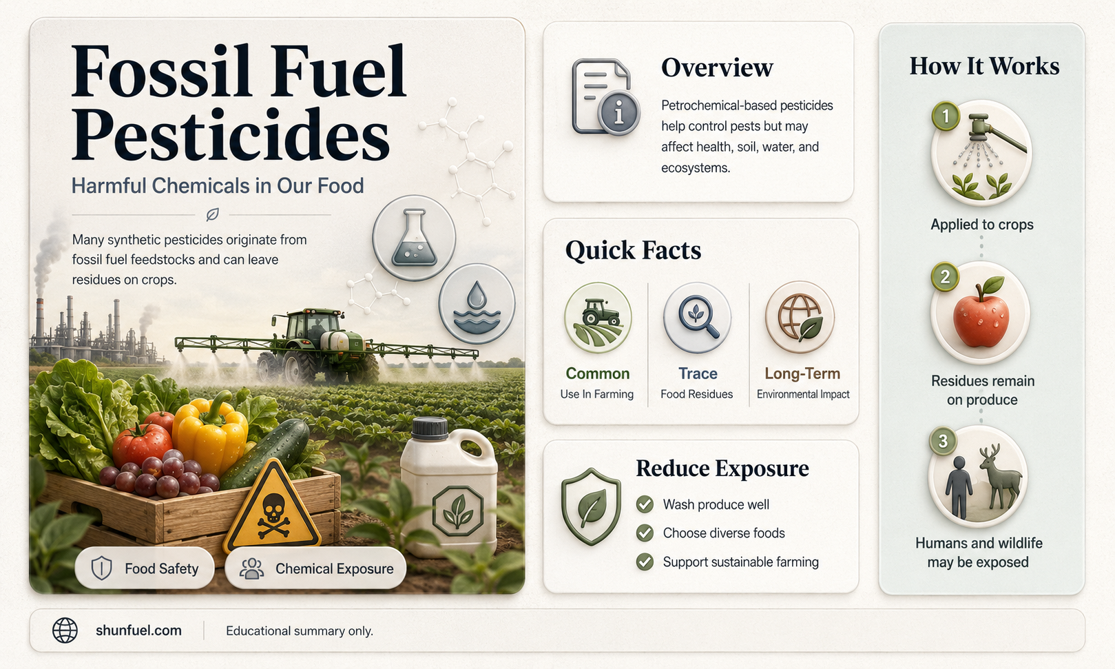 are pesticides made from fossil fuels