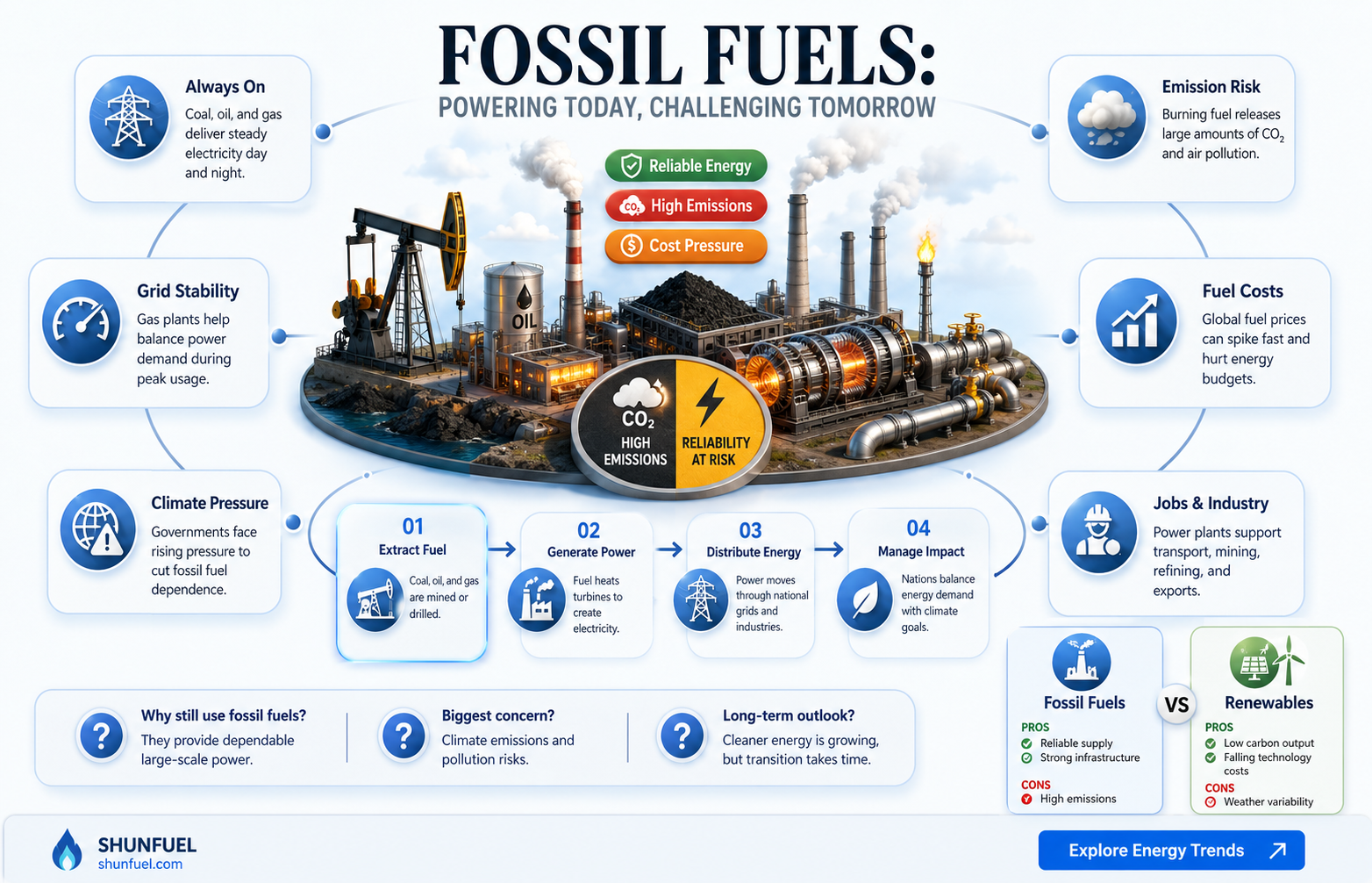 are fossil fuel power stations reliable
