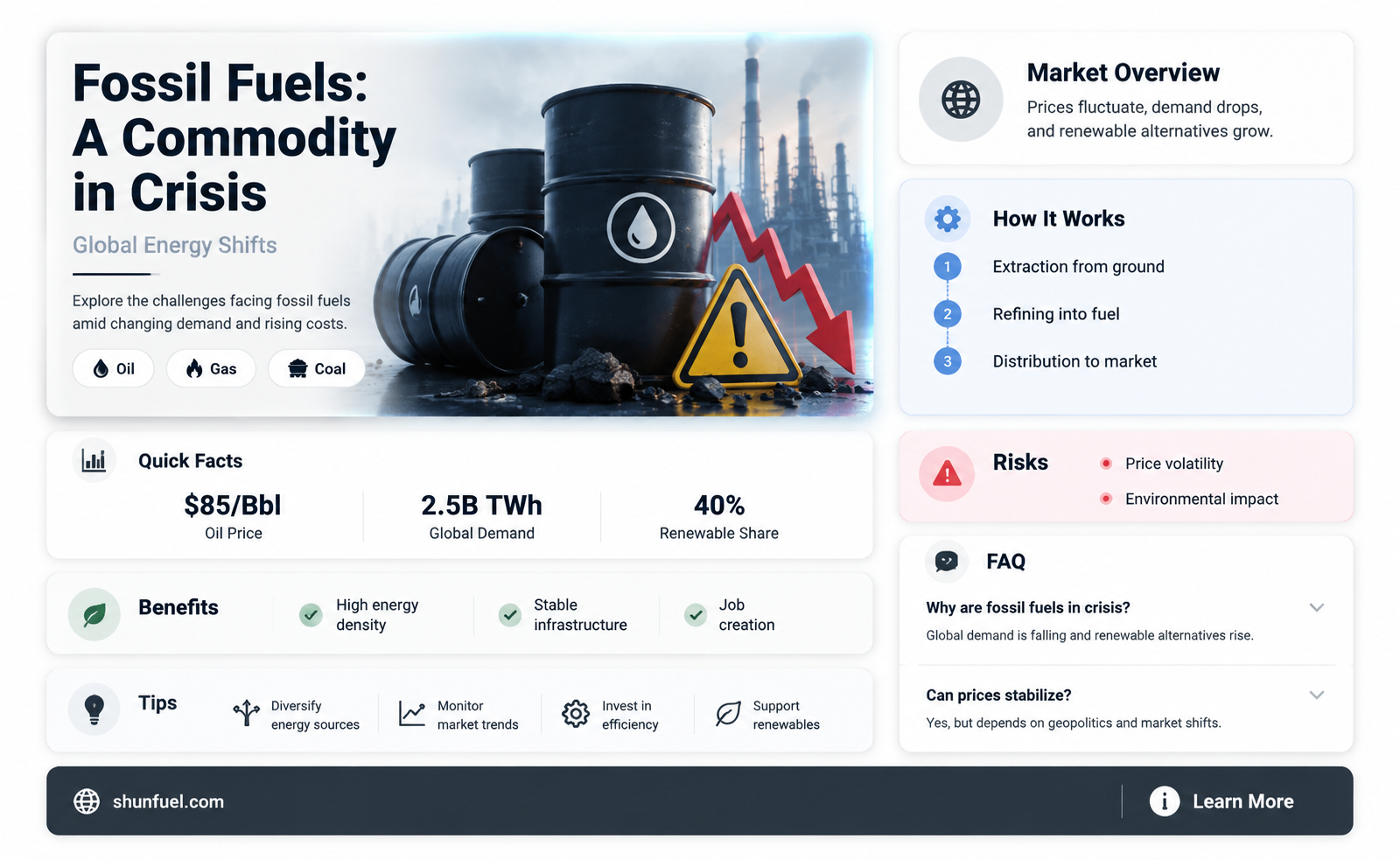 are fossil fuels a commodity