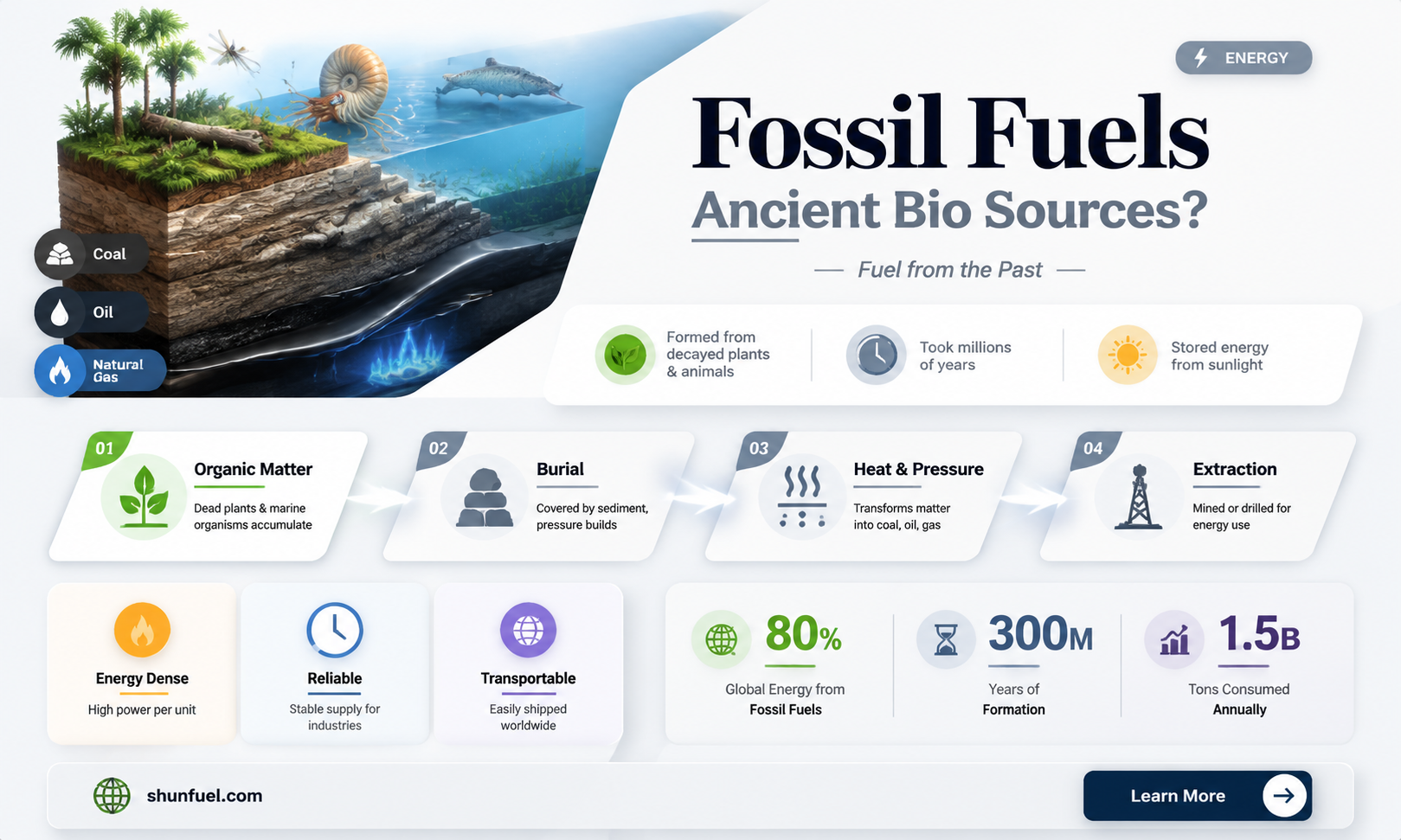 are fossil fuels biotuc