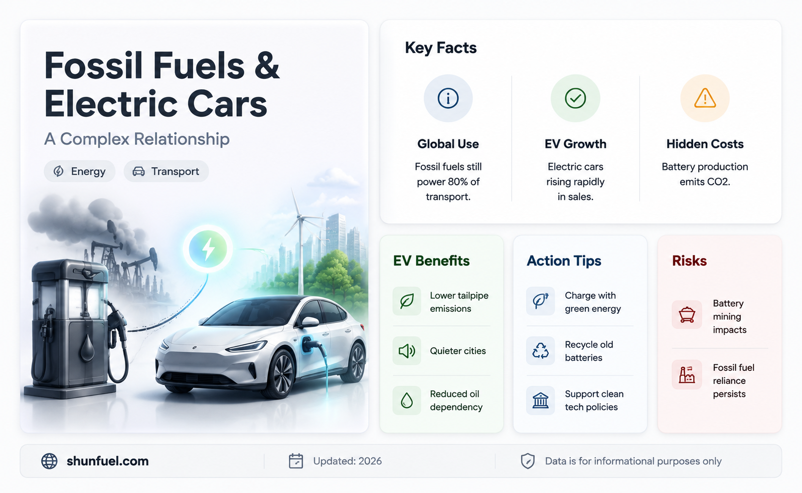 are fossil fuels used to make electric car batteries