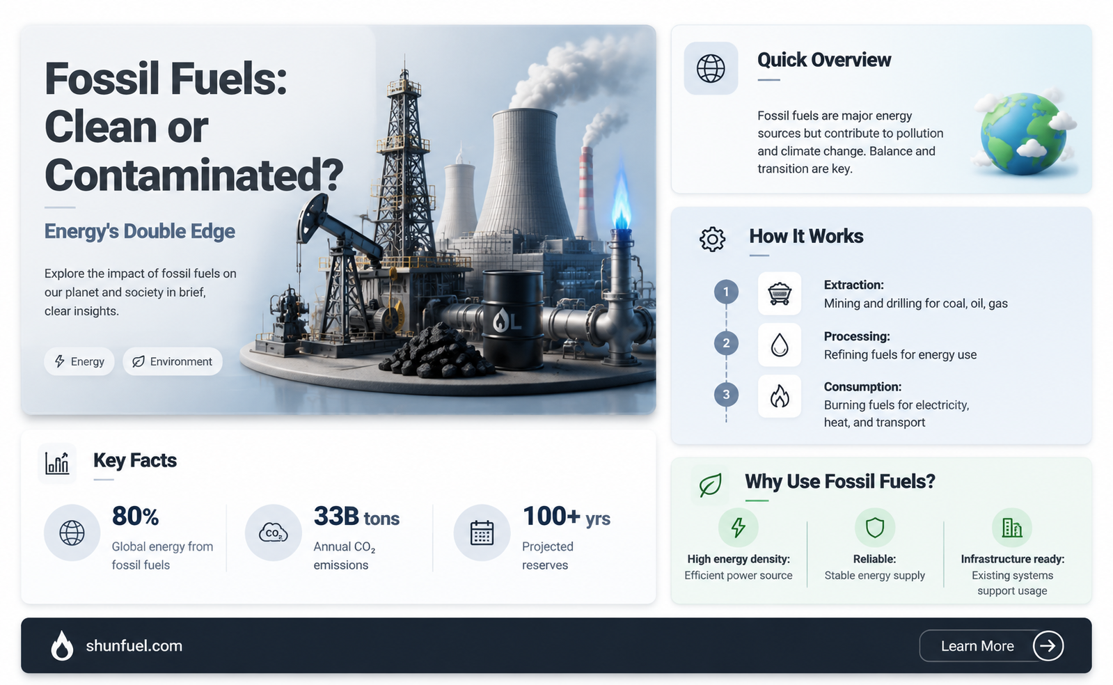 are fossil fuels clean