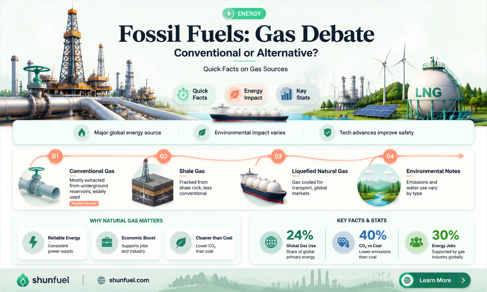 are fossil fuels conventional gas