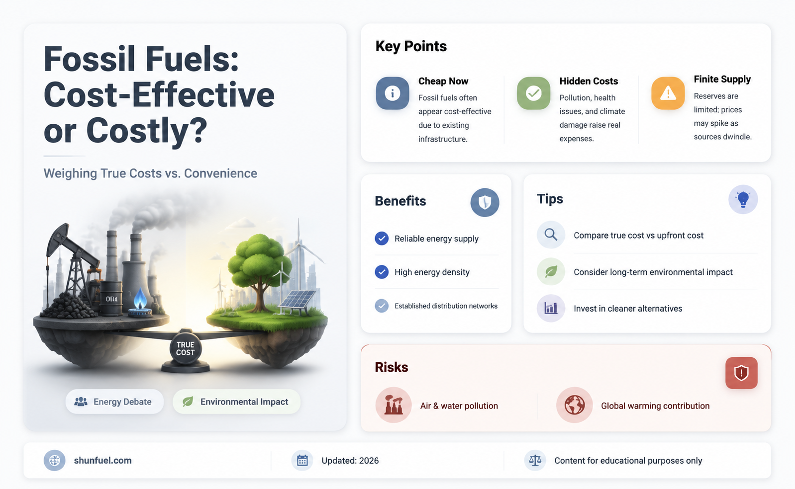 are fossil fuels cost effective