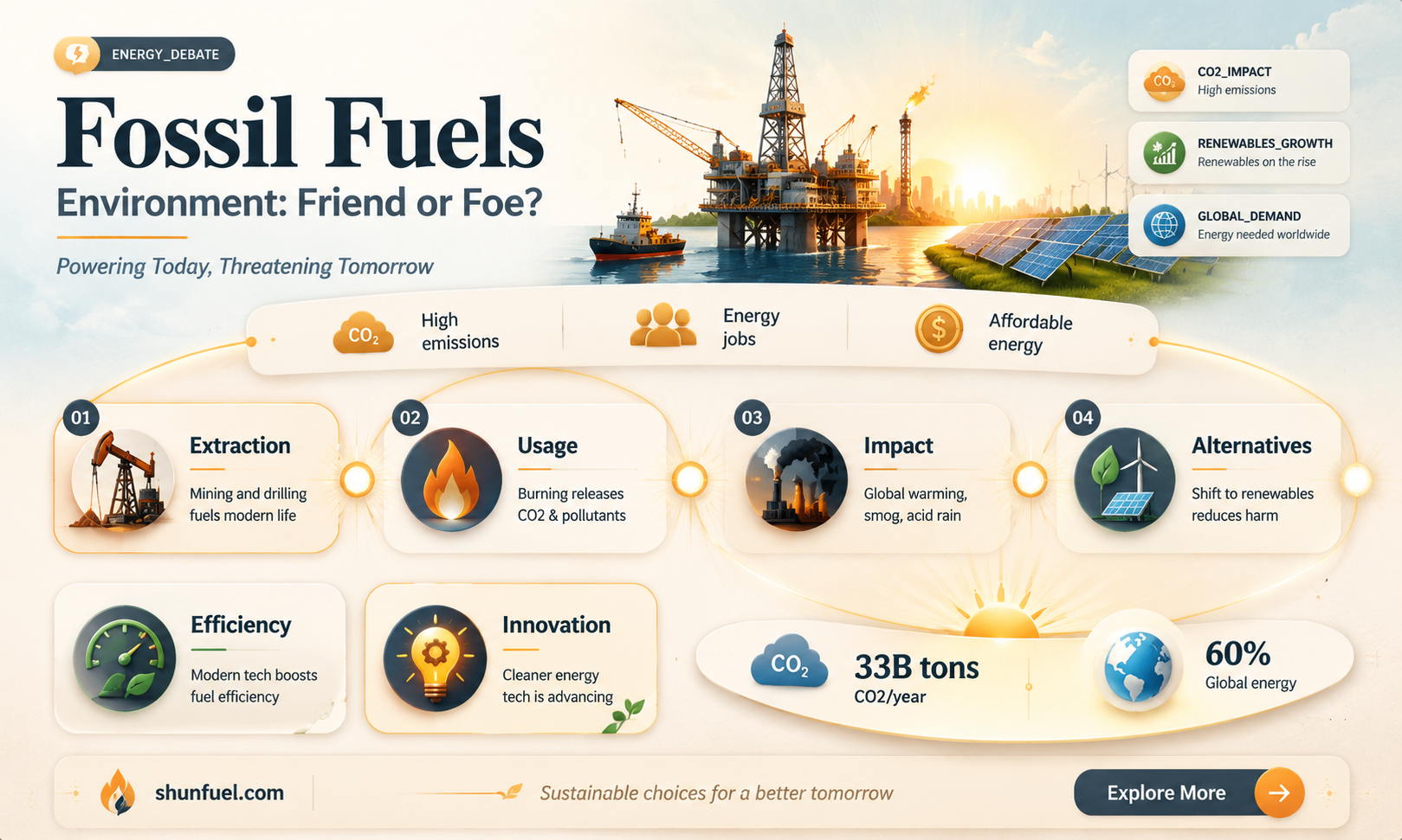 are fossil fuels good or bad for the environment