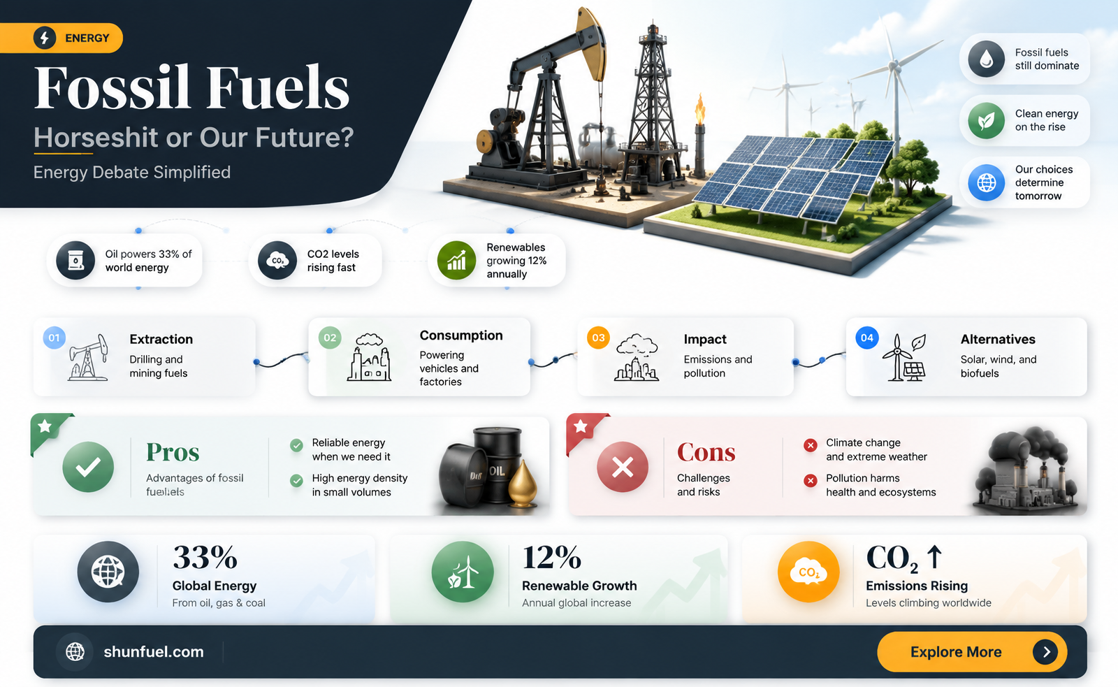 are fossil fuels horseshit