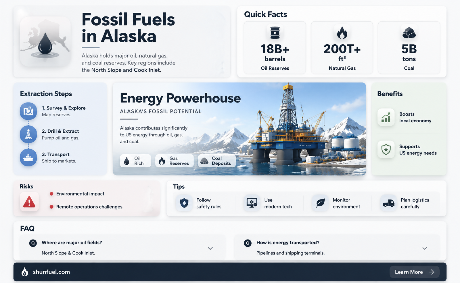 are fossil fuels available in alaska