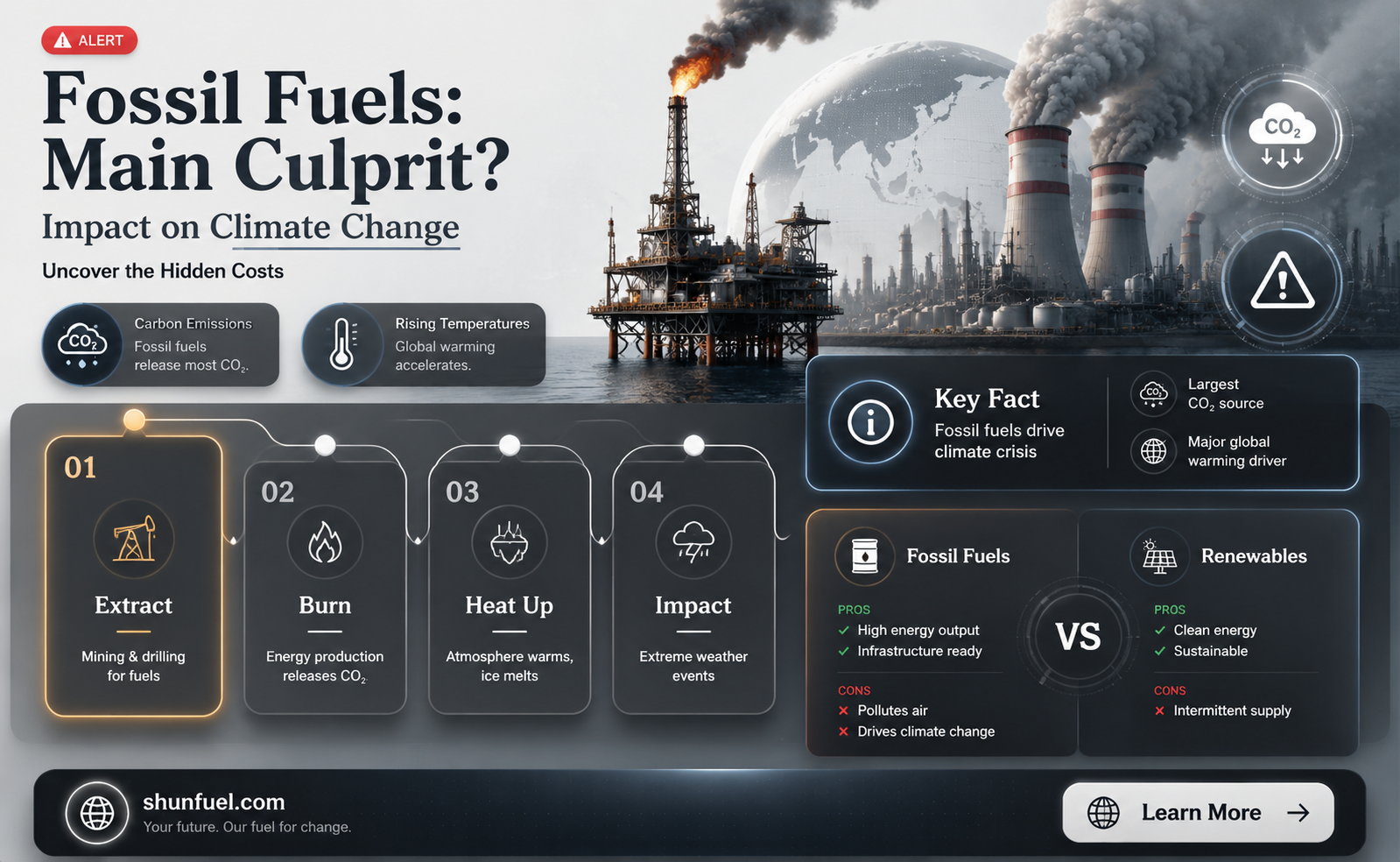 are fossil fuels the main cause of climate change